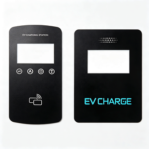 Panneau acrylique pour impression sérigraphique pour affichage de station de recharge de véhicules électriques, feuille de plastique transparente de 3 mm, découpe laser personnalisée, transparente - Product Image 3
