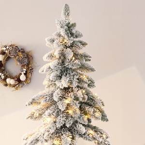 Arbre de neige de lumière <span class=keywords><strong>LED</strong></span> de Noël simulé de PVC de vente chaude pour la décoration d'arbre artificiel à la maison - Product Image 3
