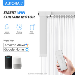 <span class=keywords><strong>Moteur</strong></span> de <span class=keywords><strong>rideau</strong></span> intelligent électrique motorisé automatique compatible Google Home et Alexa - Product Image 2