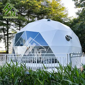 Lujo Glamping Igloo Hotel Tiendas de campaña 6M 7m 8M Family Living Dome Tiendas para observar las estrellas y acampar al aire libre
