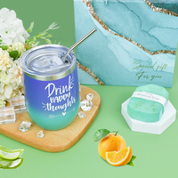 Vente en gros de coffrets cadeaux de bain pour fête des mères Cadeau spa de relaxation pour maman Masque pour femme Boîte de panier à gobelet 12oz Coffrets cadeaux de luxe pour soins personnels