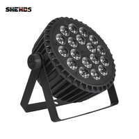 18x18w Haute Puissance Intérieure Powercon Led Slim Par Light Party Discorgbwy Uv 6in1lights Disco Dj Light Shows