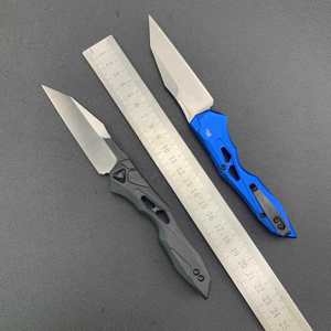 Kersha 7650 Couteau de pêche de poche Couteau pliant d'extérieur avec lame 8cr18Mov et manche en alliage d'aluminium OEM personnalisable - Product Image 2