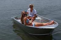 Bateau Jon de 16 pieds à vendre, bateau catamaran en aluminium