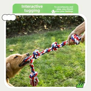 La corda di cotone resistente ai morsi per cani di grandi dimensioni più venduta - Product Image 4
