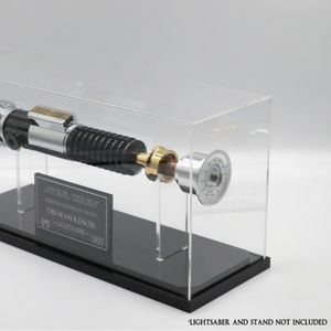 Étui de présentation en acrylique transparent écologique pour support de sabre laser à un seul niveau 11cm X 15cm X 31cm Type de bureau Utilisation à domicile/en <span class=keywords><strong>magasin</strong></span> - Product Image 5