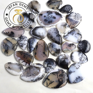 100% Natural Dendritic <b>Opal</b> Cabochon High Quality Handmade Jewelry Free Size Mix Shape Custom Polishing Bulk Customization <b>Blue</b> - Product Image 2