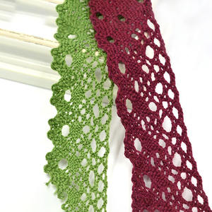 Lacets et bordures fantaisie en tissu de <span class=keywords><strong>mercerie</strong></span> directement de l'usine, coton, crochet, maille, dentelle 3D, broderie - Product Image 6