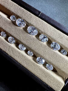 Zhanhaoジュエリーラボ成長ダイヤモンド1-5カラットDIYジュエリールースダイヤモンドDEF VVS-VS楕円形ダイヤモンドジュエリーカスタマイズ - Product Image 3