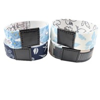 Bracelet personnalisé avec logo, impression par sublimation, 1 pouce, bracelet extensible/bracelet élastique RFID
