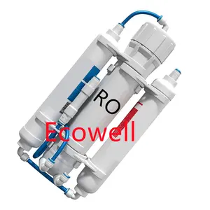 Portable 3 stages reverse osmosis water filter machine