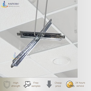 Componentes de Perfil T-Grid T24 para Plafón Reticular Moderno de Venta Directa de Fábrica, Acero Galvanizado a Prueba de Fuego y Resistente a la Corrosión - Product Image 5