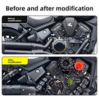 Couvercle d'embrayage modifié, filtre à air et couvercle latéral du moteur pour Jinjila 300, Gray Black Flag 950/500 - Chine