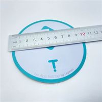 PVC flexible personnalisé 10mm anti métal grande étiquette NFC 424 ADN
