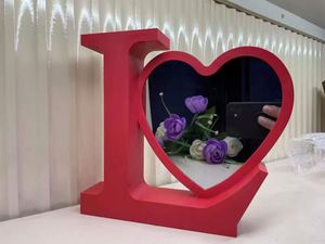 Espejo Mágico 3 en 1 Personalizado con Sublimación de Amor, Lámpara LED, Marco de Fotos para el Día de San Valentín - Product Image 3