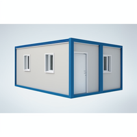 Maisons modulaires pliables professionnelles faciles à installer de 20 pieds et 40 pieds, maisons conteneurs pliables, bâtiments préfabriqués
