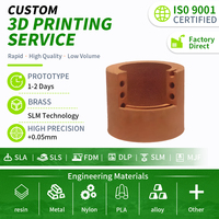 Services d'impression 3D personnalisés pour prototypes médicaux/automobiles/industriels, aluminium fonctionnel, acier inoxydable, titane, ISO