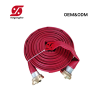 Vente directe d'usine, tuyau de type 3 de 65 mm avec raccords instantanés, 20 m, 30 m, tuyau recouvert de caoutchouc nitrile, haute résistance à l'abrasion