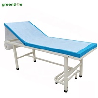 2025 meubles d'hôpital de lit d'examen de patient médical de EB-Y14 d'usine de bonne qualité avec le drap de lit jetable d'hôpital