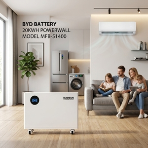 Madsun 20kWH Stazione di Ricarica per Auto Elettriche a Pavimento, Accumulo di Energia Verde Solare, <span class=keywords><strong>Batteria</strong></span> BYD LIFEPO4 400AH 51.2V DC - Product Image 6