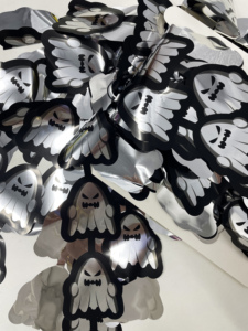 Festivo halloween fantasma porta cortina parede fundo decorativo para Halloween festa celebração suprimentos - Product Image 4