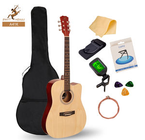 Kit de guitare acoustique pour débutants de 41 pouces à prix bon marché guitare d'étudiant Linden Body à <span class=keywords><strong>vendre</strong></span> vente en gros - Product Image 1