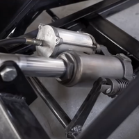 Table élévatrice hydraulique pour moto Jierui en acier robuste, capacité de charge de 450 kg, rampe de chargement pour garage, modèle certifié ISO CE