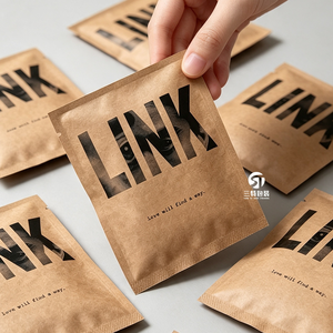 Bolsas de Embalaje para Granos de Café Kraft Impresas Digitalmente Personalizadas |   Empaque de Alimentos con Sellado de 3 Lados para Café, Té y Bocadillos - Product Image 4
