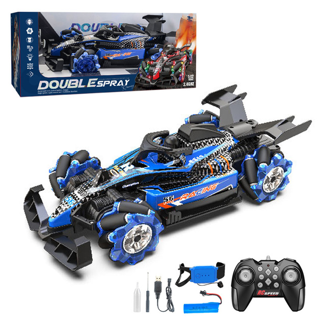 Wholesale 2.4G Double Combination Remote Control Spray Combat Vehicle Kids RC Car Toys
