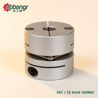 Coupleur à diaphragme unique anodisé, corps en aluminium, pince à disque SS304, jeu nul, haute sensibilité pour moteur pas à pas, routeur CNC, servomoteur