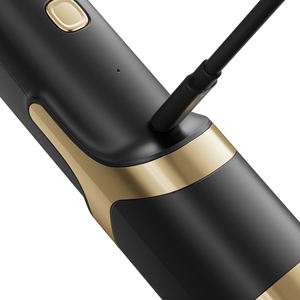 Afeitadora eléctrica inalámbrica USB para hombres, nueva maquinilla de afeitar de acero inoxidable para el hogar, recortadora de pelo, acabado ABS, barba francesa, Inglés - Product Image 6