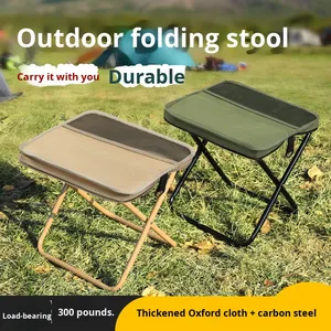 Tabouret pliant portable pour l'extérieur, chaise de camping et de sport simple et portable pour la pêche, la plage et les files d'attente - Product Image 2