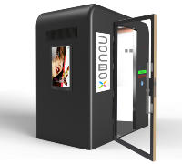 Terminal multifonctionnel de santé, borne de libre-service, système de stationnement personnalisé pour hôpital, écran tactile capacitif 10 points au sol