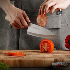 Di alta qualità Aogami blu carta 2 acciaio puro fatto a mano testa di pesce taglio coltelli da cuoco testa di pesce coltello - Product Image 4