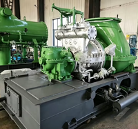 Turbin Uap Tekanan Balik Industri Kimia 3MW dengan Motor dan Pompa untuk Pabrik Kogenerasi Biomassa Berbahan Bakar Limbah Kelapa Sawit