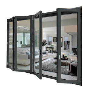 <span class=keywords><strong>Porte</strong></span> coulissante pliante en accordéon en aluminium <span class=keywords><strong>et</strong></span> verre Lowes résidentielle avec serrures, <span class=keywords><strong>porte</strong></span> pliante en aluminium de 75 cm - Product Image 2