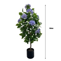 Pot Bunga Hydrangea Buatan Gaya Nordik Berkualitas Tinggi untuk Hiasan Rumah Ruang Tamu Toko