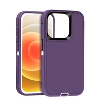 Coque arrière antichoc rigide et robuste pour Iphone 12 13 14 15 Pro Max Defender Phone Case