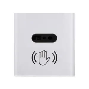 LEDEAST-XT-0924 de pared con Sensor de movimiento PIR, interruptor de luz con Sensor de mano, sin necesidad de tocar, para UE y EE. UU.