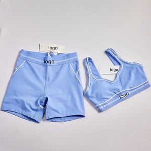 Conjunto de <span class=keywords><strong>Ropa</strong></span> Deportiva de Marca Famosa al por Mayor: Sujetador Deportivo Transpirable y Leggings de <span class=keywords><strong>Yoga</strong></span> Ajustados - Product Image 2