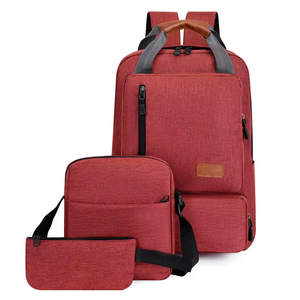 Sac à dos Oxford populaire pour étudiants, haute performance, fermeture éclair antivol, interface USB, style tendance géométrique - Product Image 4