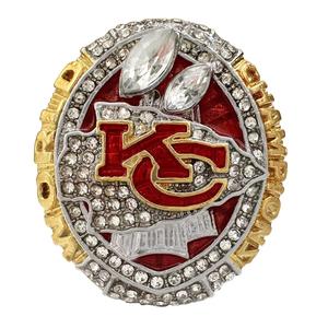 Venta al por mayor de anillos clásicos nostálgicos conmemorativos populares europeos y americanos 2019-2020 anillos de Kansas City Chieftain - Product Image 2