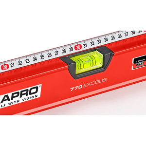 Niveau à bulle magnétique professionnel en aluminium KAPRO 3 bulles KAP770M-80 #   Fabriqué en Italie pour des mesures précises - Product Image 2