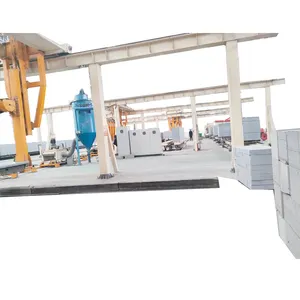 hot sale Russia sand power plant fly ash 50CBM AAC plant block making machine with overall technical support
