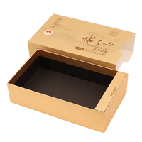 Cajas de Regalo de Cartón Rígido Gris de Lujo con Cajón Deslizante y Funda Exterior