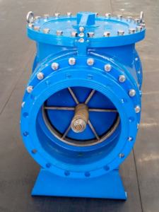 Válvula <span class=keywords><strong>de</strong></span> Retención Anti-Retorno <span class=keywords><strong>de</strong></span> Resistencia Ligera TWS SDF1X-16 AWWA C511/ASSE 1013 DN400 con Extremo <span class=keywords><strong>de</strong></span> Brida CF8, Disco Hidráulico - Product Image 5