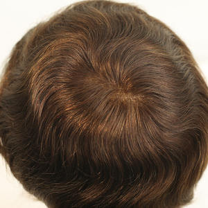 Postiche <span class=keywords><strong>court</strong></span> pour hommes Full French Lace Mens Hair Toupee Extensions - Product Image 3