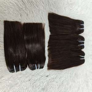 Promoción Letsfly, Paquetes de Cabello Virgen Original 12A, 8-14 Pulgadas, 1 kg, Paquetes de Cabello Humano, Extensiones Marrones Naturales Mixtas, 100% Cabello Humano - Product Image 4