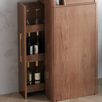 Mesa de Bar moderna para sala de estar, mueble de almacenamiento de Color café, armario de vino para el hogar