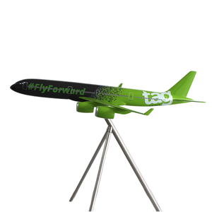 Modelo de Avión de Pasajeros Grande A340 de 1.2 m, Avión Artístico de Fibra de Vidrio con Logotipo Personalizado para Empresas, Envío a Todo el Mundo - Product Image 2